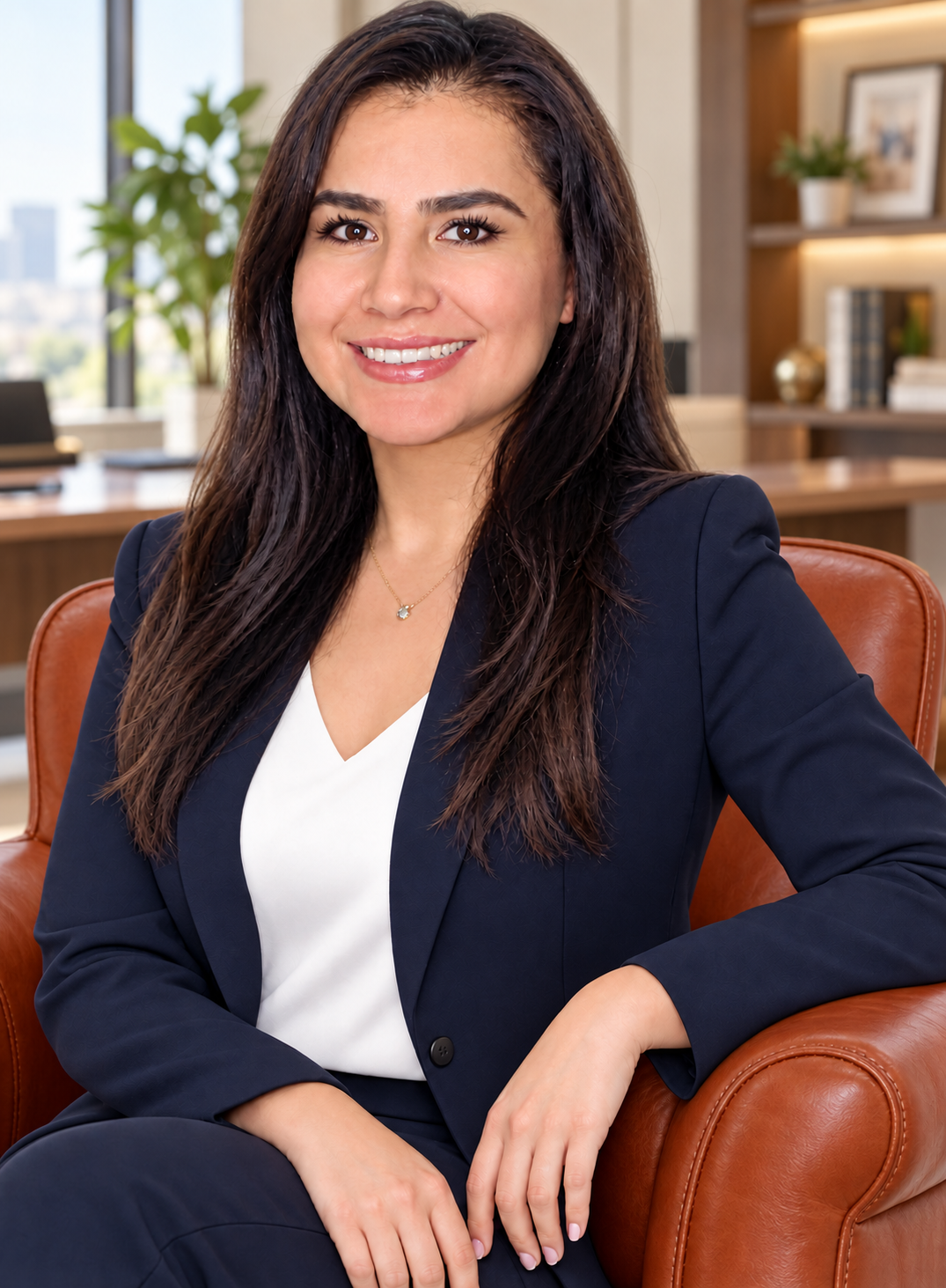 Alma Aguilar, profesional financiera